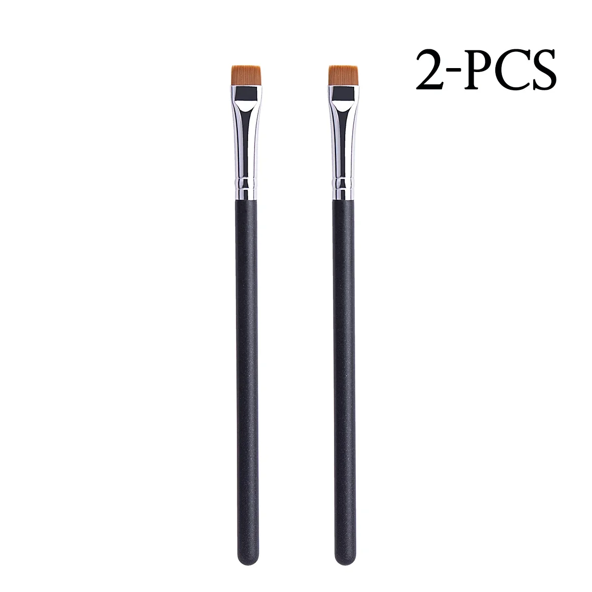 212 cepillo plano para cejas, pinceles de maquillaje para cejas ultrafinos, delineador plano, delineador de ojos fino, herramienta de cepillo de belleza para contorno de cejas: Verde