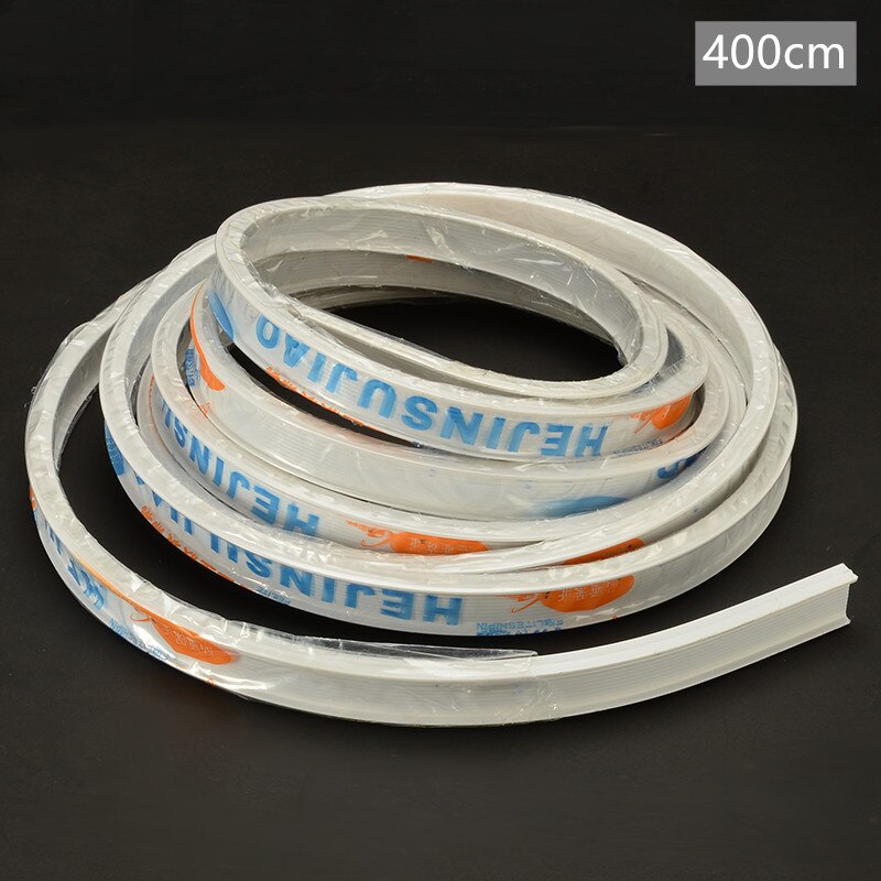 Flexible assembly of ceiling curtain rail straight sliding window balcony decoration curtain upper accessories/side frames: Top mounting-  400cm