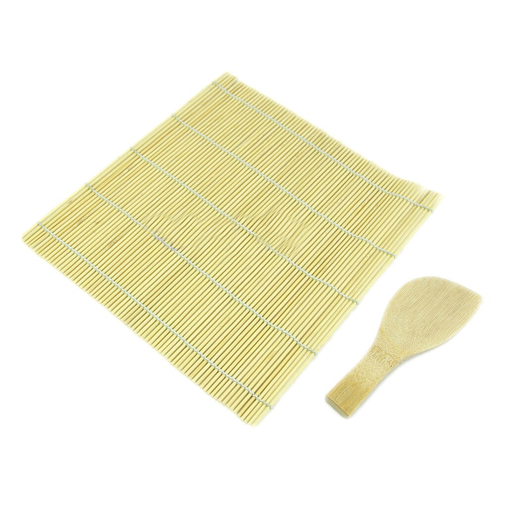 Sushi tapis roulant Sushi bambou rouleau Sushi cuillère riz rouleau riz palette Sushis fabricant outils Sushis rideau accessoires de cuisine
