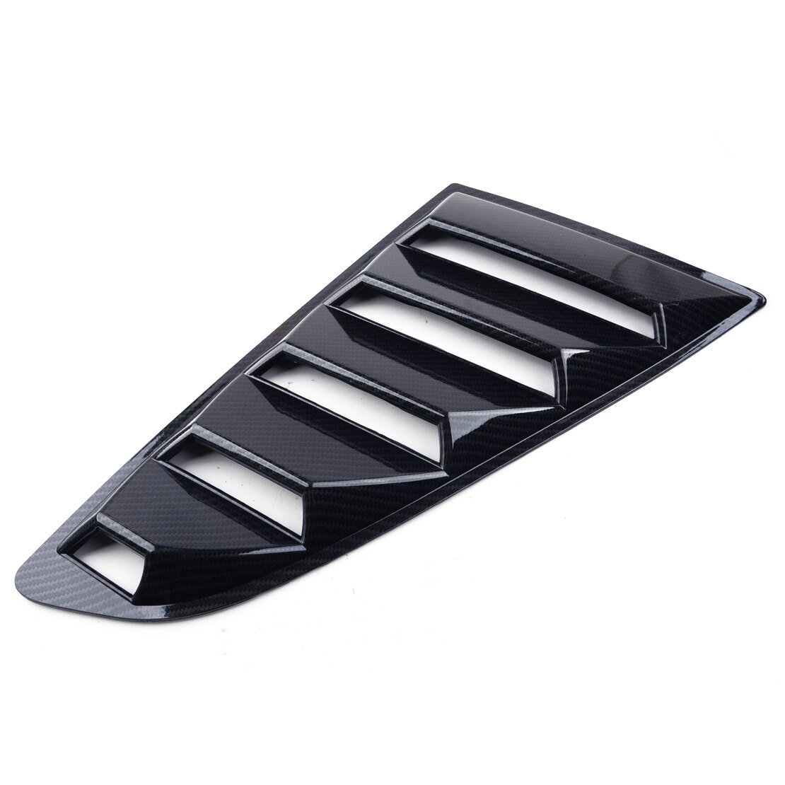 DWCX Paar ABS Auto Seite entlüften Fenster 1/4 Viertel Scoop Jalousie Abdeckung trimmen passen Für Ford Mustang