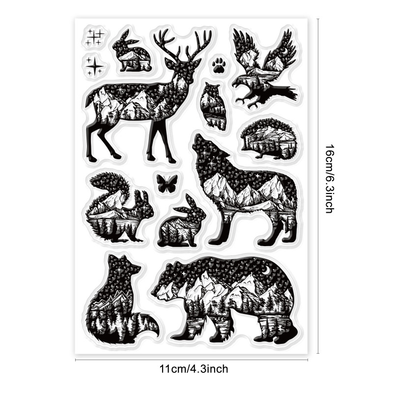 1 Vel Vintage Bloemen Duidelijke Stempel Art Woorden Transparante Siliconen Stempel Vlinder Rose Rubber Stempel voor Scrapbook Journal Card: Gans Geel