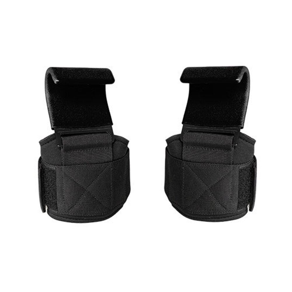 1 pc weight lifting hook hand-bar wrist strap gym fitness hook weight strap pull-ups power lifting gloves for weight training