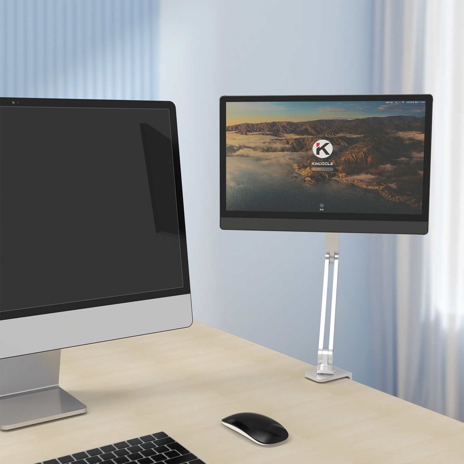 Lange Arm Ständer Für Monitor Stand iPad Galaxy Xiaomi Tablet Kindler Tablet Schreibtisch Halter Magnetische Bett Telefon Ständer Clip Halterung