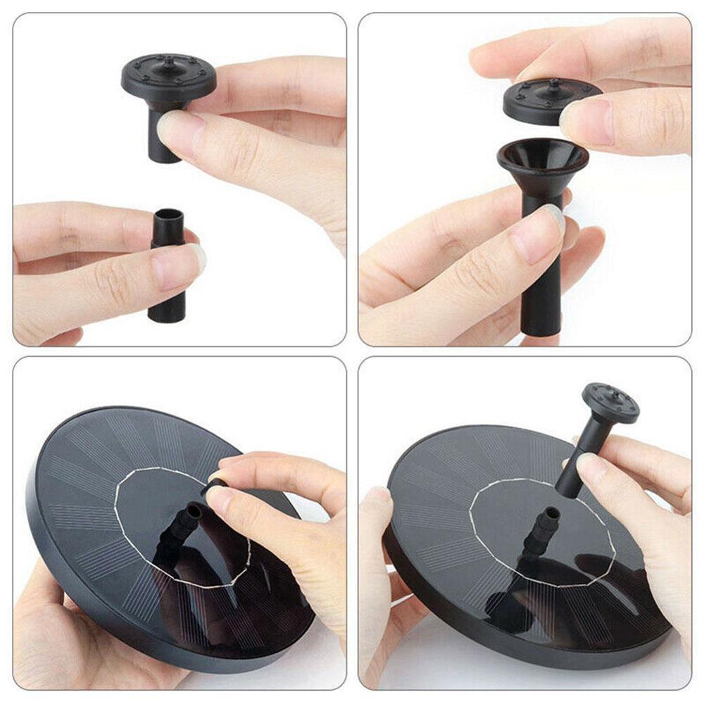 180L/H 7V/1.4W Engineering Plastics Mini Zonne-energie Vogelbad Water Drijvende Fontein Pomp Zwembad Tuin outdoor Decoratie