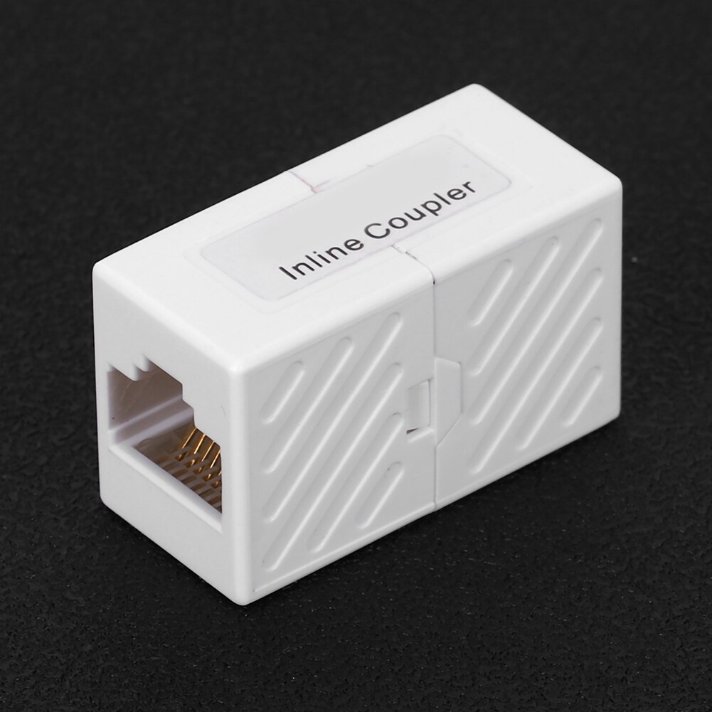 2Pcs Network Cable Information Module RJ45 Straight-Through Single-Port Network Module CAT5E Wiring Accessories