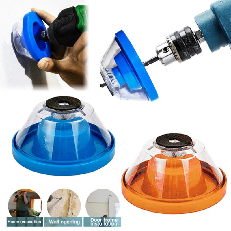 Electric Hammer Drill Dust Cover Hollow Chamber Drill Dust Collector Dust Collection Tool For Wall Reusable Drilling Accessories