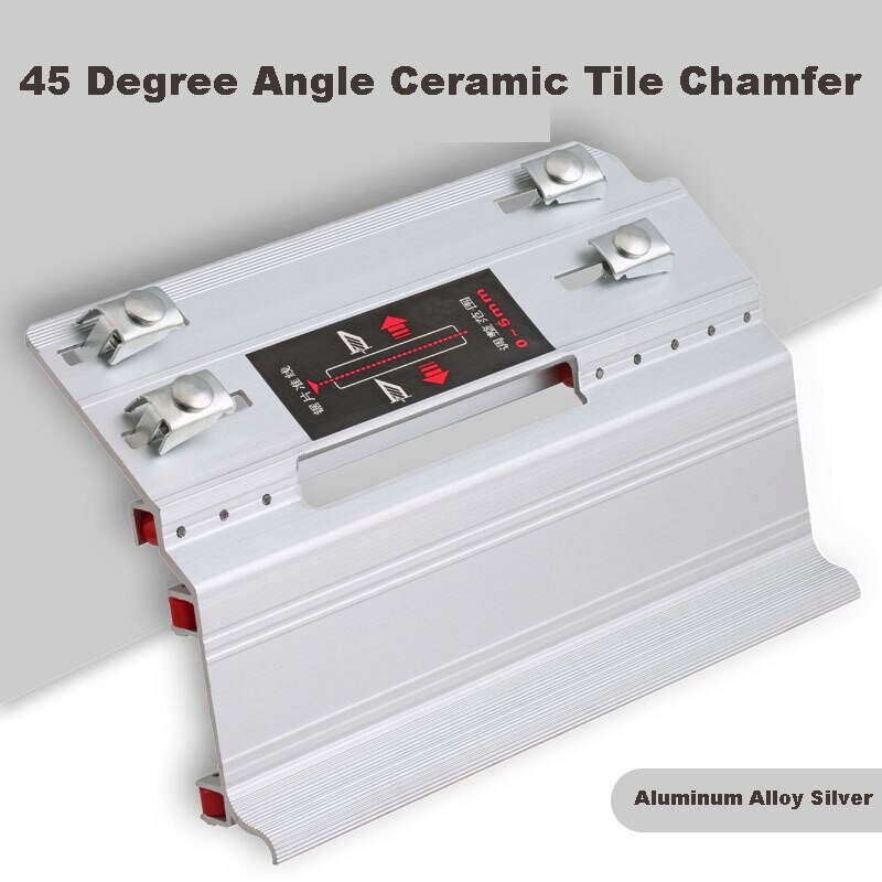 Cortador de biselado de 45 grados para mampostería, soporte de corte de piedra, montaje de azulejo, mármol, guía de corte de cerámica, localizador, herramienta de construcción: Tile Cutter Seat SV