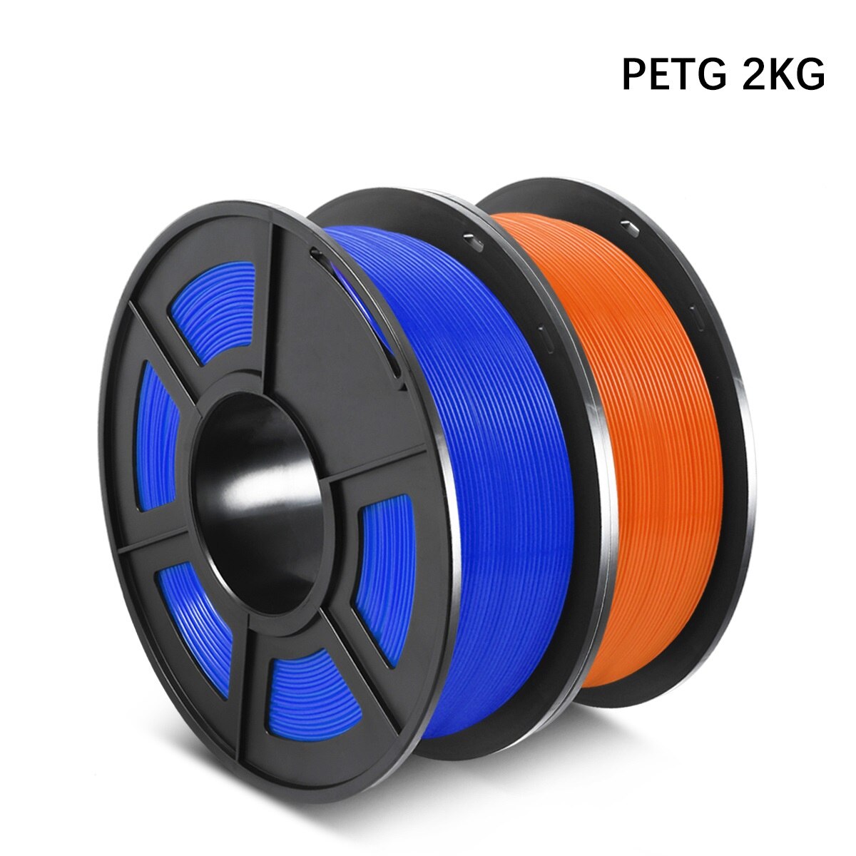 PLA PETG Filament 3D Printing 1.75mm 1KG/2.2lb For Ender 3D Printer Free Fast Support Bulk Order: PETG-BL-OR-2KG