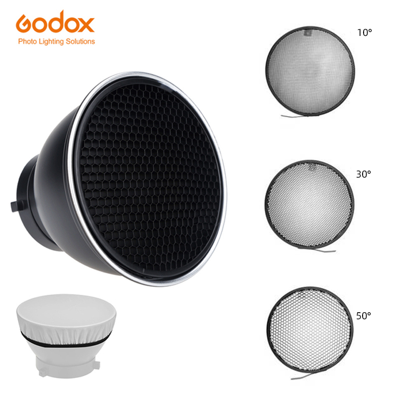 7inch 18cm Standard Reflector Diffuser with 10/20/30/40/50/60 Degree Honeycomb Grid for Bowens Mount Studio Light Strobe Flash: green