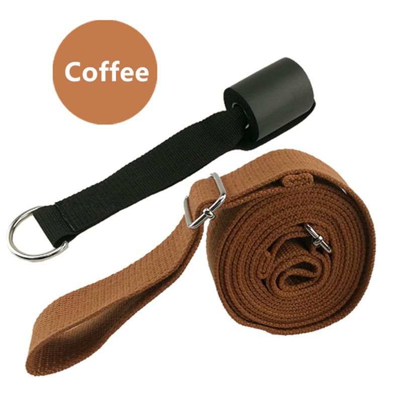 A0ND Door Flexibility &amp; Stretching Leg Strap Ballet Dance Gymnastics Leg Stretcher: Coffee