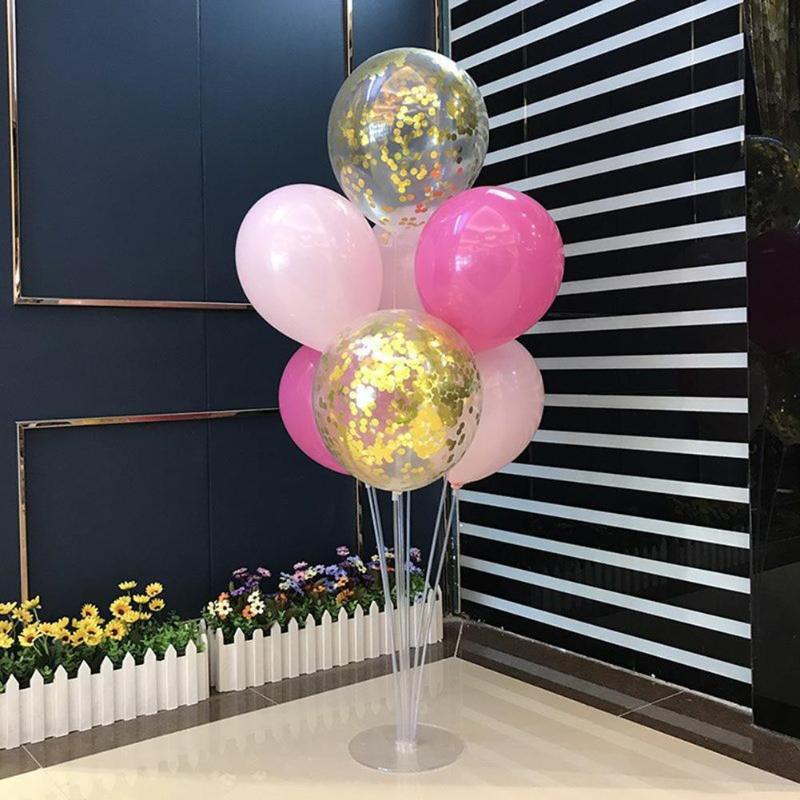 1 Set Birthday Balloon Stick DIY Party Decor Balloons Desk Supporting Rod