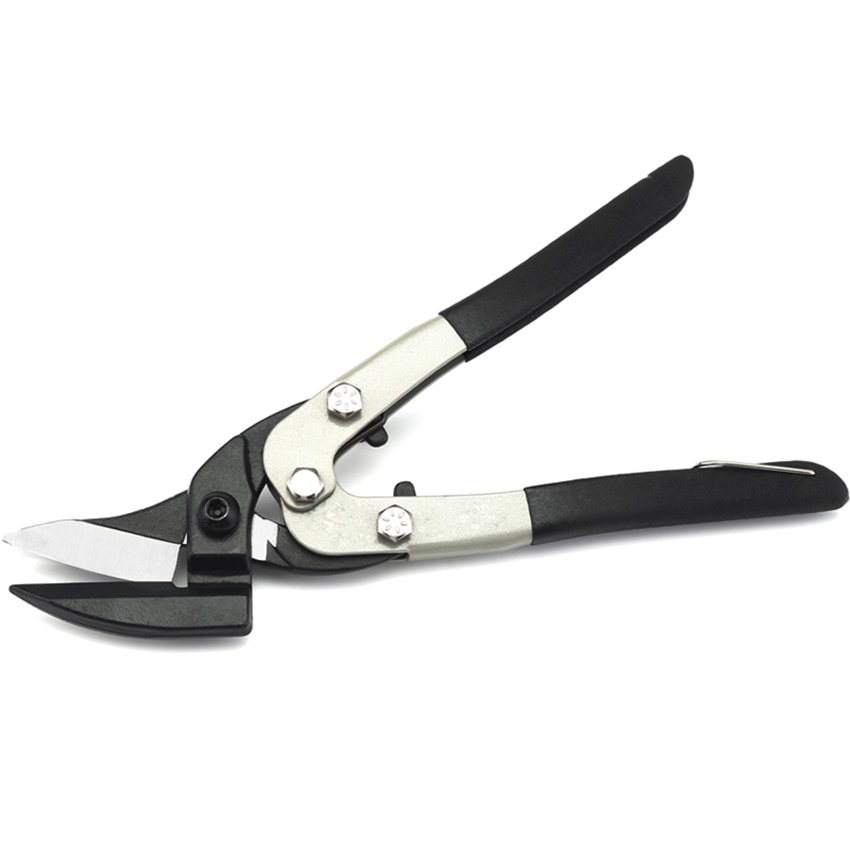 Aviation Scissors Regular Tin Cutting Shears for Packing Straps, Fabric, Iron Sheet, Thin Aluminum, Aluminum Tape, Wire, CR-V