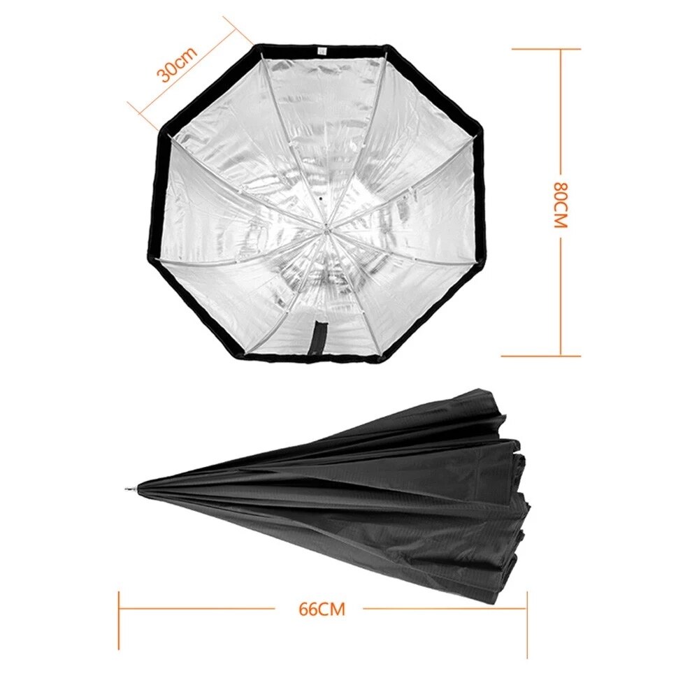 Godox octógono portátil Softbox 80cm / 31.5in paraguas Reflector para flash