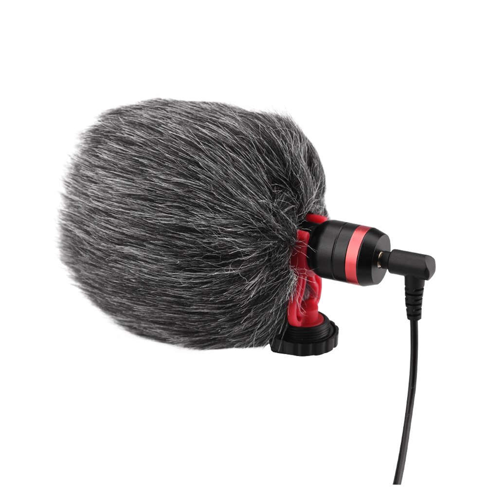 Portable Audio Video Interview Microphone with 1/4 Screw Bracket Condenser Camera Recording Mic For OSMO POCKET 2 SLR Gimbal