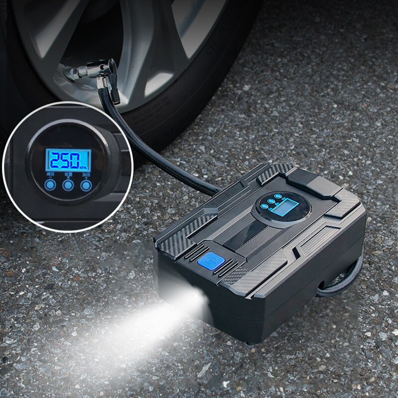 Portable Car Tire Inflator Digital Sn Air Compressor Pump 12V Smart Tire Inflator Pump for Car Motorcycle