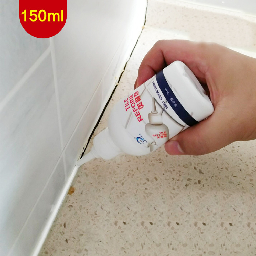 150ml Tile Grout Bathroom Reform Waterproof Tile Gap Refill Agent Tile Reform Coating Mold Cleaner Tile Sealer Repair Glue