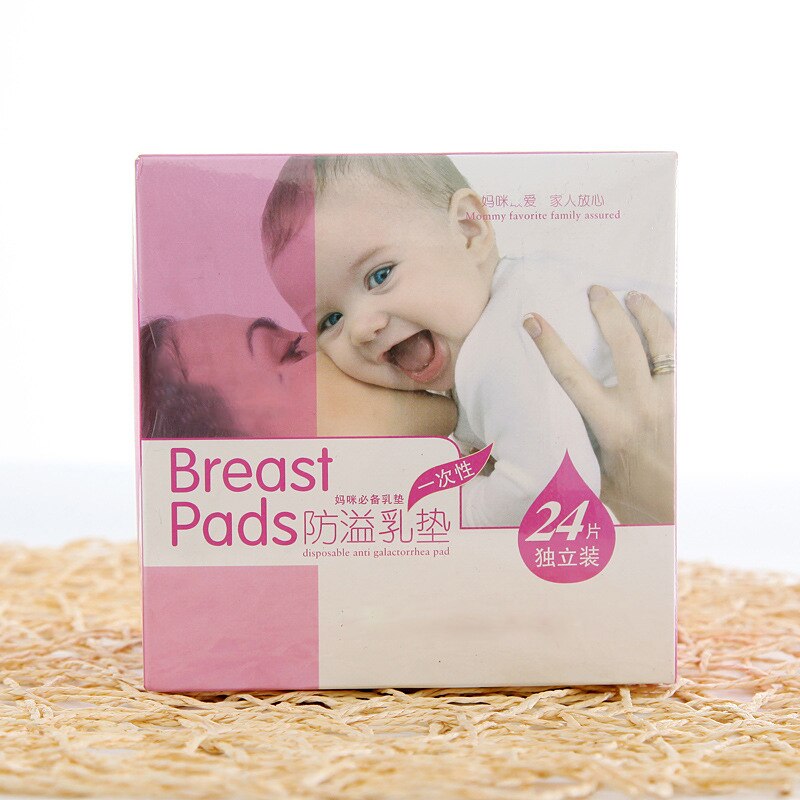 24PCS Ecologische Katoen Borstvoeding Pads Verpleging Pads Wegwerp Verpleging Borst Pad Baby Borstvoeding Accessoires