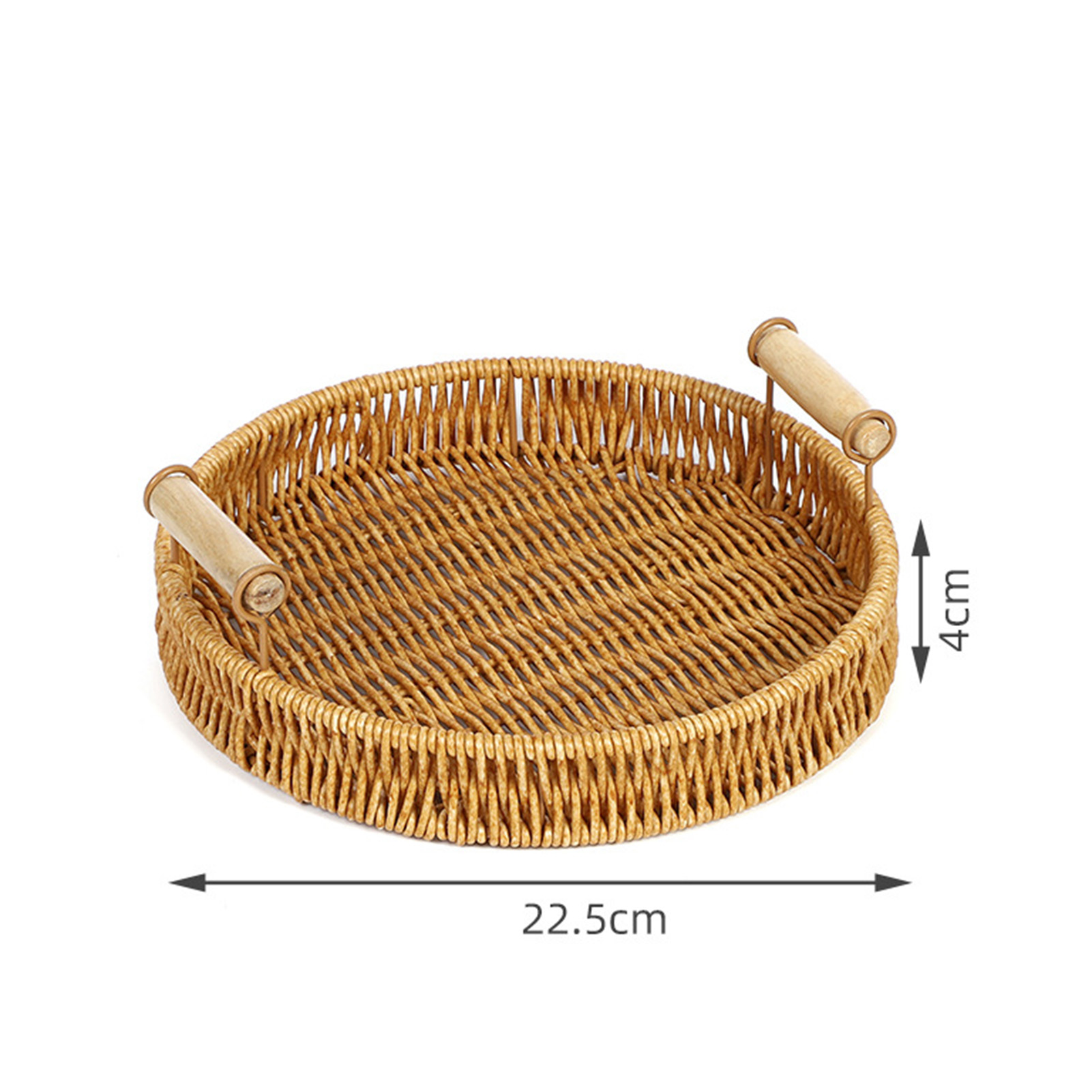 Oval Curved Rattan Wicker Woven Serving Baskets for Bread Fruit Vegetables Restaurant Serving Tabletop Display Rattan Basket: Blue