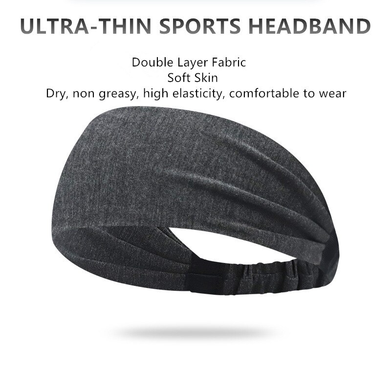 3 @ # Ultradunne Sport Hoofdband Mannen Vrouwen Lopen Snel Droog Hoofdband Yoga Haarband Outdoor Sport Zweet absorberende Hoofdband