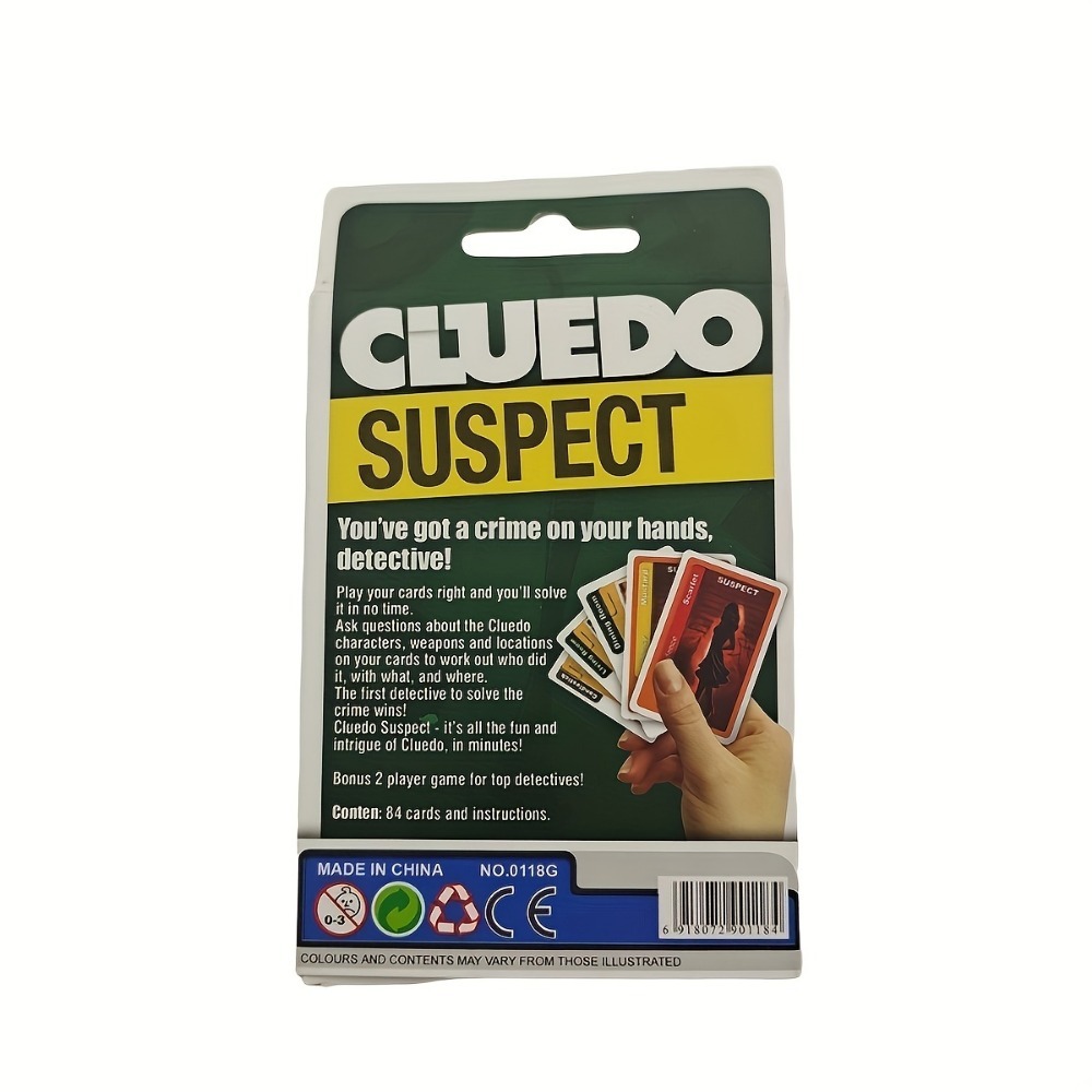 Newest Cluedo Card Game Classic Mystery Game Entertainment Multiplayer Interactieve Kaarten Board Game Cards