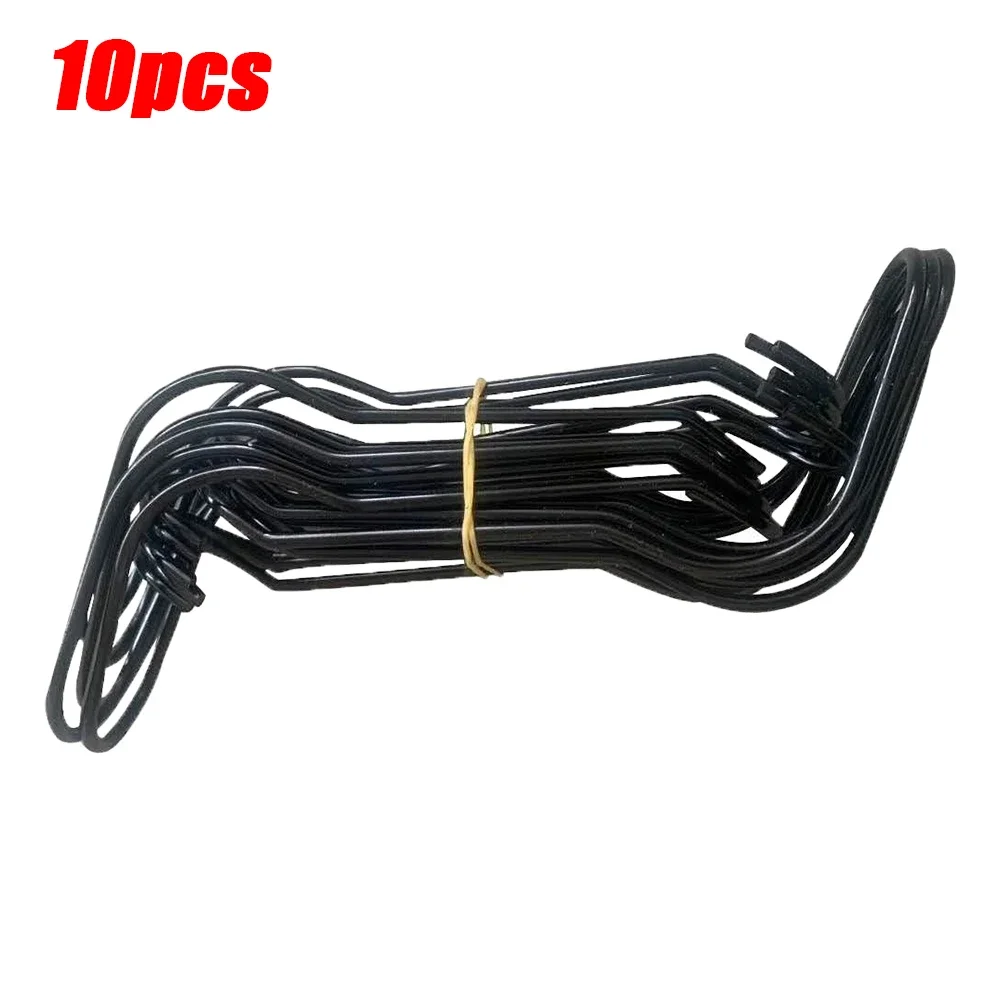 Garden Trellis Clips Metal Plant Vine Stakes Connectors Climbing Frame Buckles for Tomato Cucumber Eggplant Vegetable Support: S / Beige