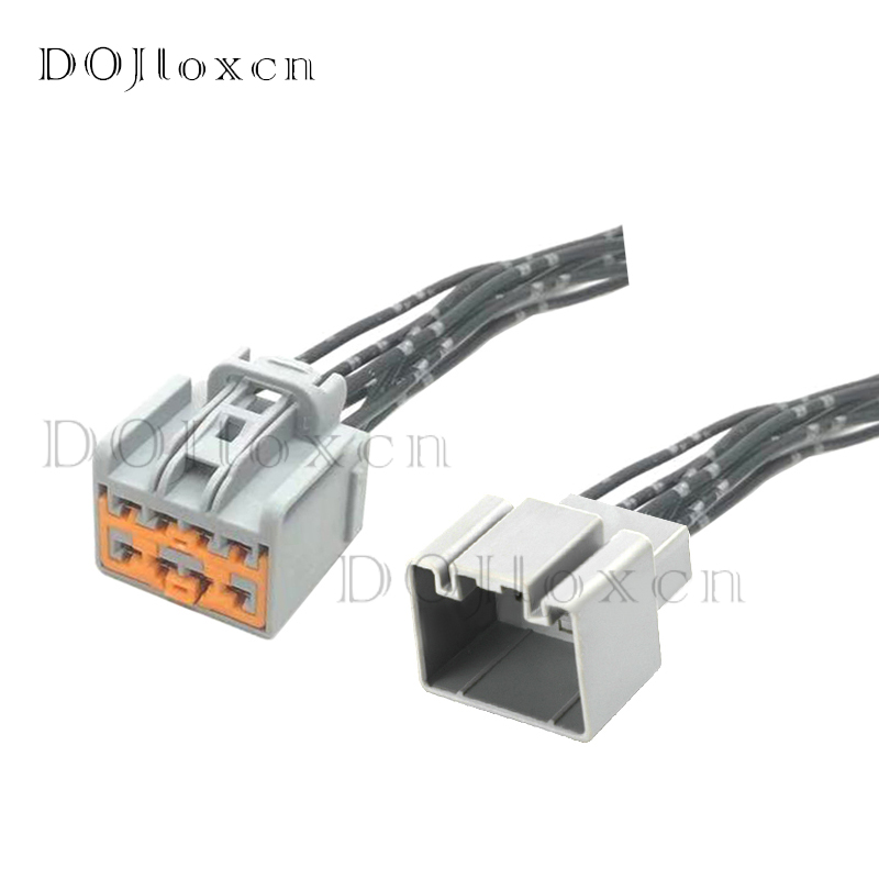 1/5/10/20 Sets 8 Pin 7282-3243-40 7283-3243-40 Electrical Connector Car Window Lifter Harness Plug Female Male Sockets For Ford: Dark Grey / 5-9Pcs
