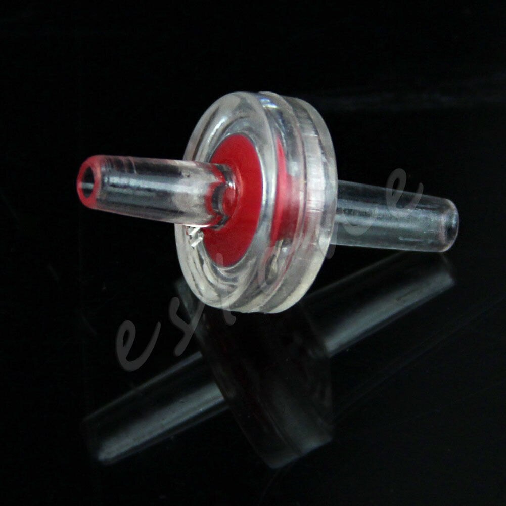 10pcs One Way Non-Return Check Valve Aquarium Fish Tank Co2 Water Air Line Pump