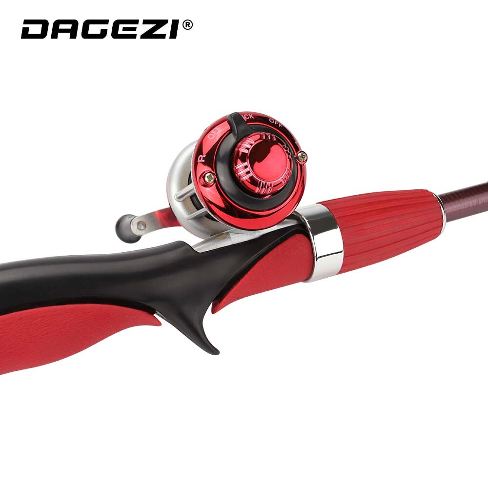 Dagezi Ijs Hengel + Reel Spinning Vissen Wiel Ijs Staaf Combo Visgerei