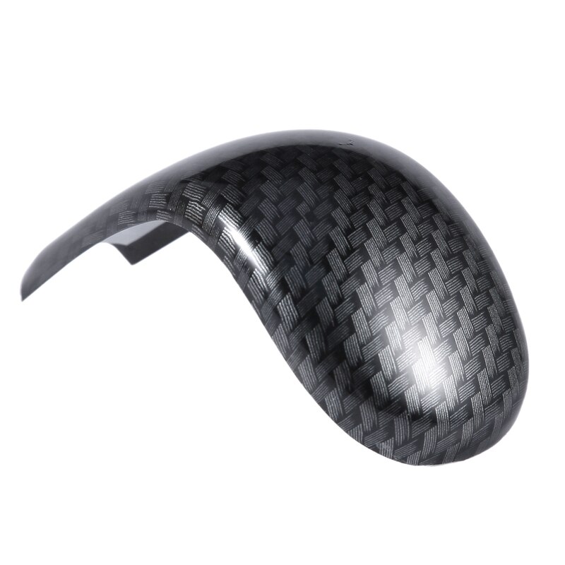 Carbon Fiber Interior Gear Shift Knob Cover Trim for Nissan Rogue X-Trail -18
