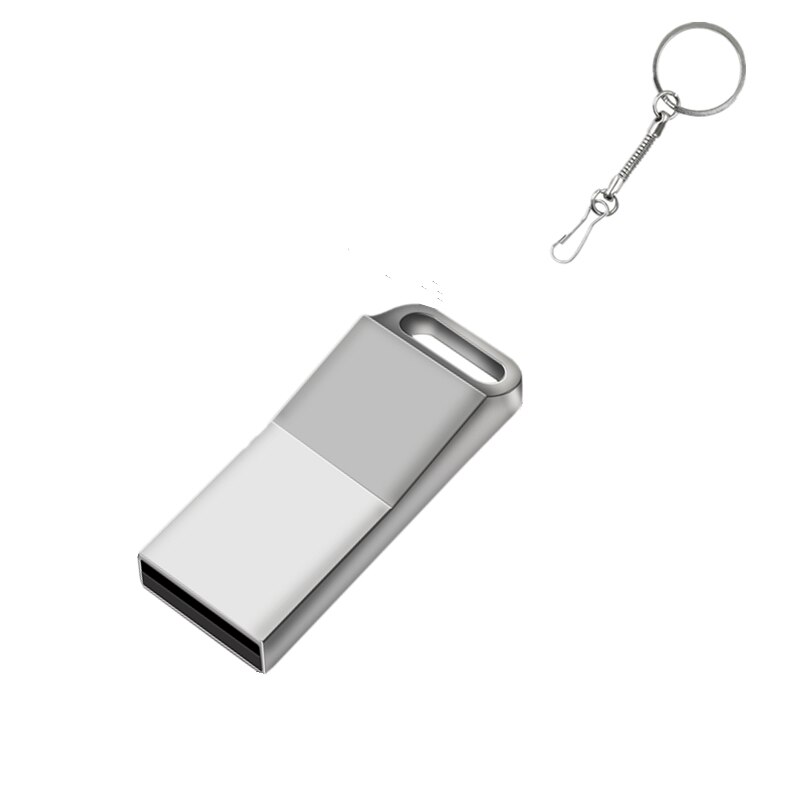 -STICK 64GB 32GB 16GB 8GB 128GB pen drive stick wasserdichte metall u disk memoria cel usb stick mit könig kette