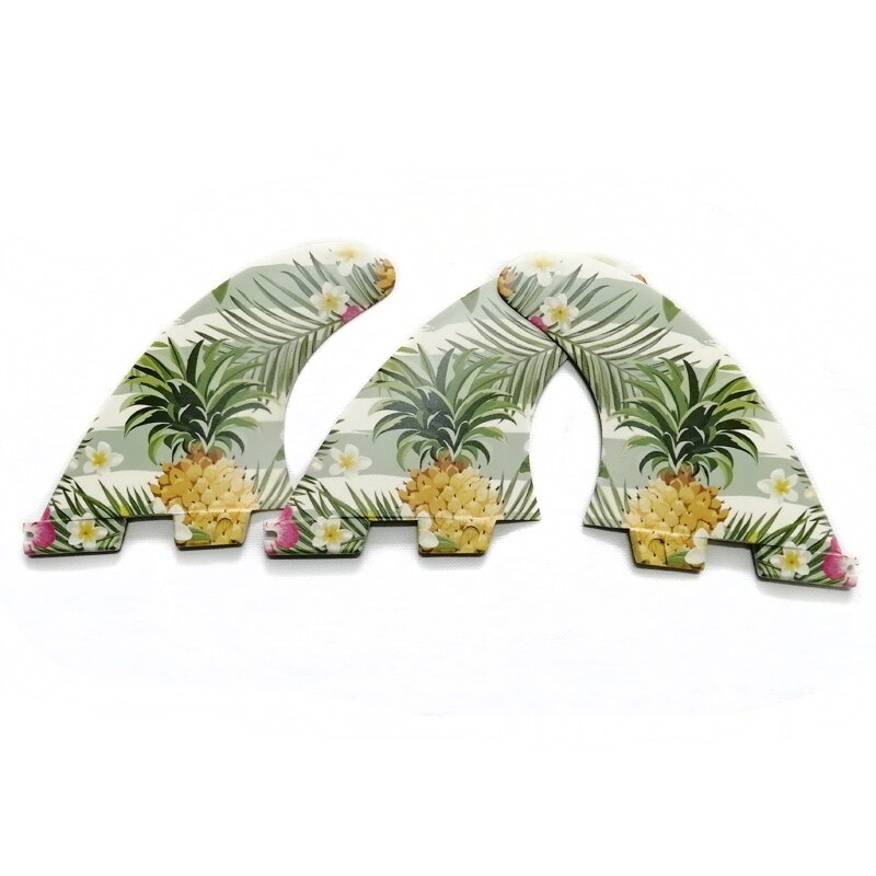 3-Piece White Nylon Flex Fin Set For Future Fins - India
