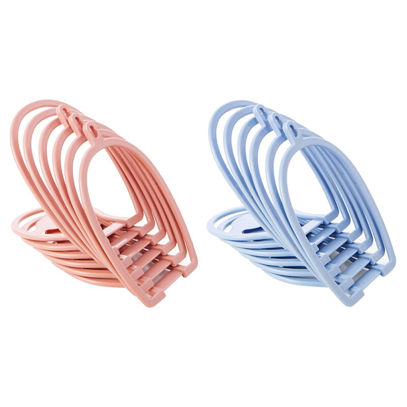 6 Pieces Of Foldable Stainless Steel Hangers For The Living Room Multifunctional Door Hanger Behind The Door