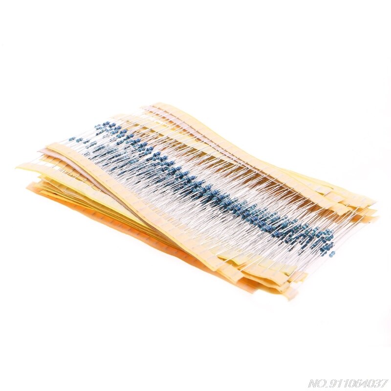2425 stuks 97- waarde metaalfilmweerstanden 1% 1/8w diverse sets 1 ohm~ 1m ohm  n11 20
