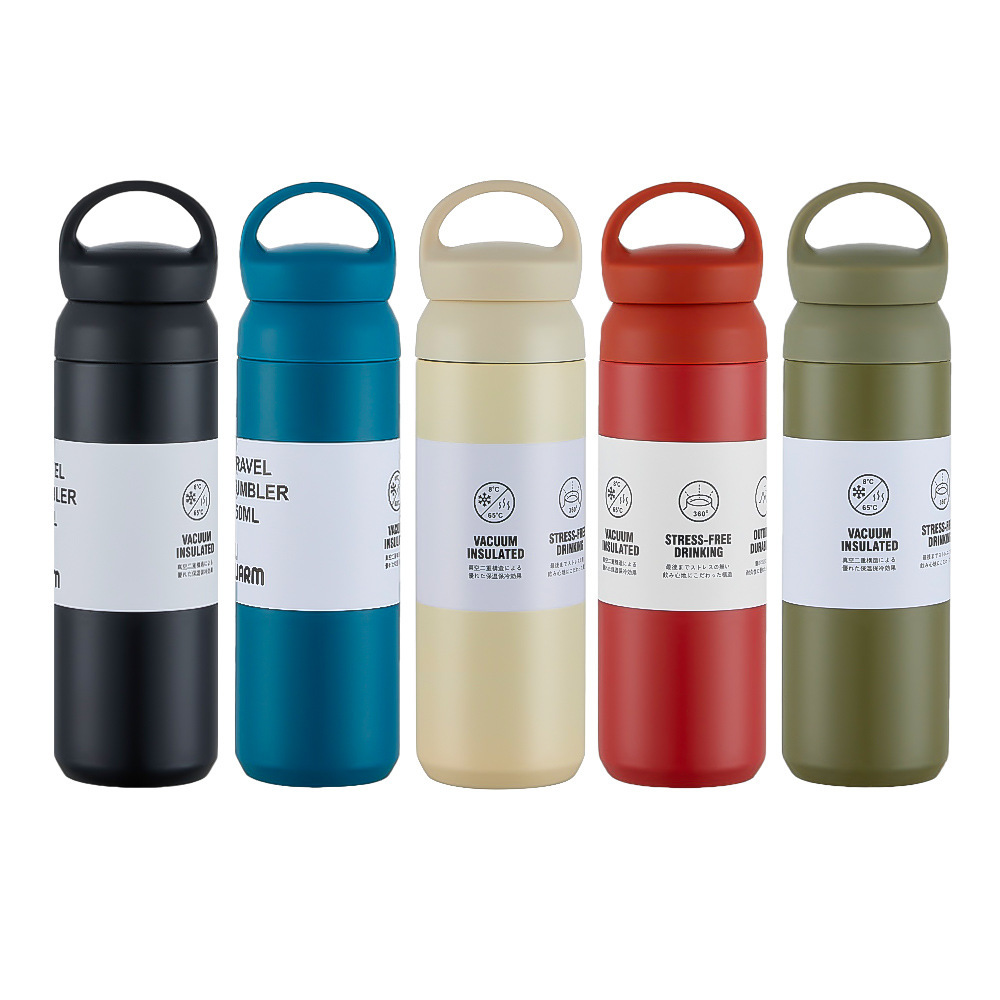 Reizen Tumbler Thermos Mok 350/500ML Roestvrij Staal Dubbelwandige Thee Koffie Thermoskan