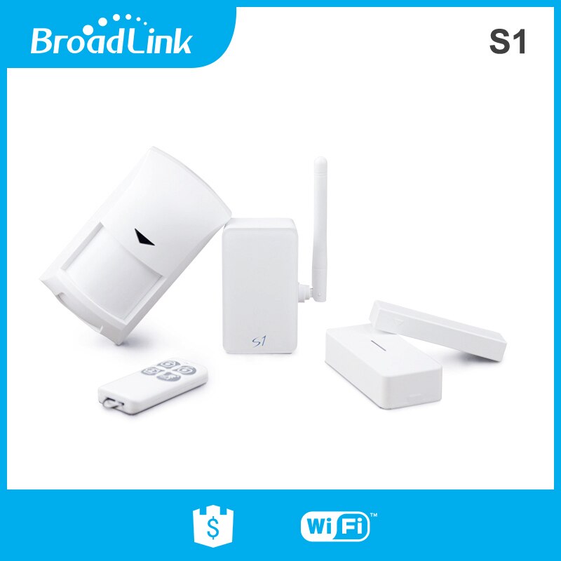 Broadlink S1 S1C Smartone Security Kit Motion Sensor Pir Deur Sensor Alarm Kit Voor Smart Home Automation Systeem, home Care Kit: S1 Security Kit