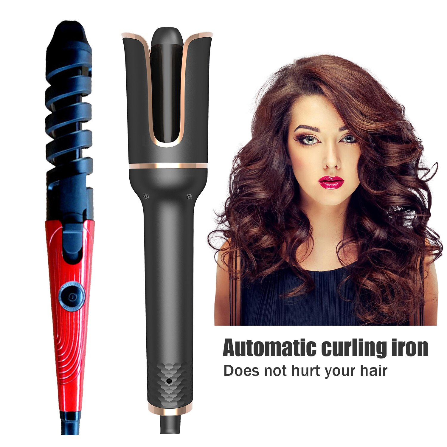 Automatische Hair Curler Roterende Krultang Magic Gegolfde Wand Auto Krultang Air Curler Anti-Brandwonden Haar Schoonheidssalon