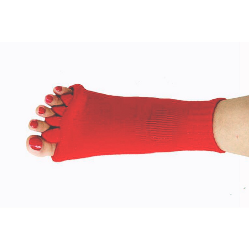 1 paire de chaussettes à cinq orteils, séparateurs de chaussettes de cyclisme, correcteur d'oignon, hallux valgus, orteils orthopédiques pour femmes, cosmétiques, beauté