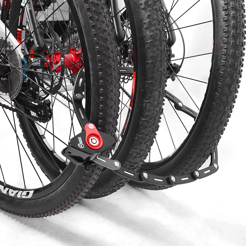 PAW bicycle lock anti-theft mountain bike lock folding lock strong security anti-theft bicycle lock heavy chain cable lock