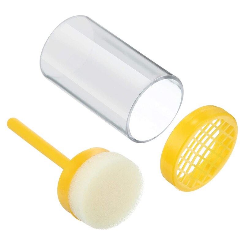 Queen Bee Marking Kit, 2 Queen Marking Cage Tube with 3 Bee Marker Pen for Beekeeper Tool
