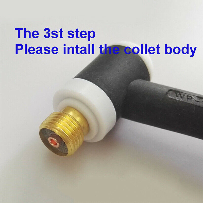 8pcs Kit For WP-17/18/26 TIG Welding Torch Stubby Gas Lens #12 Heat Glass Cup Repalacement Tools Welding Accessories