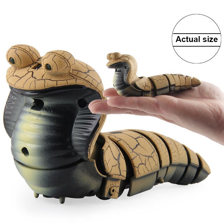 Funny Infrared Remote Control Realistic Cobra Worm Animal Model Kids Toy Prank Prop Intelligence Develop Toys Children Jokes