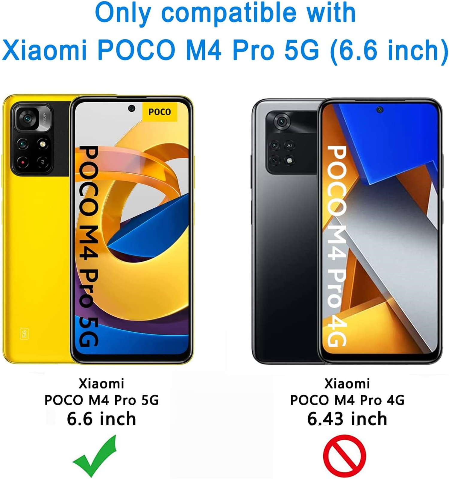 Pour Xiaomi Poco M4 Pro 5G verre trempé haute définition anti-déflagrant protecteur d'écran film de verre 2/4 pièces