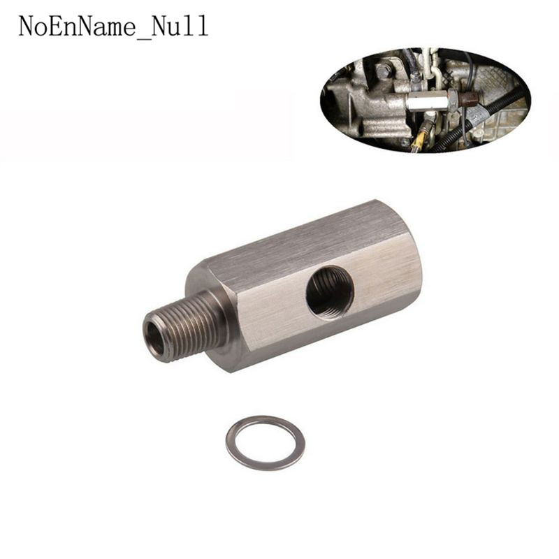 1/8" BSPT Oil Pressure Sensor Tee to NPT Adapter Turbo Supply Feed Line Gauge T