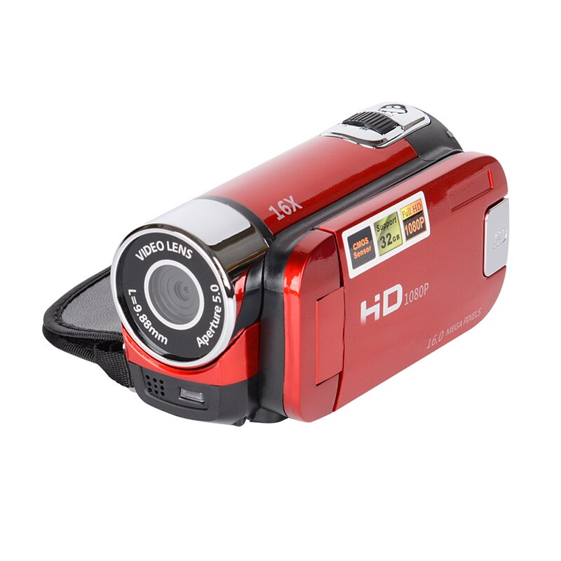 Vlog camera 1080P Full HD 16MP DV Camcorder Digital Video Camera 270 degree Rotation Screen 16X Night Shoot Zoom Digital Zoom