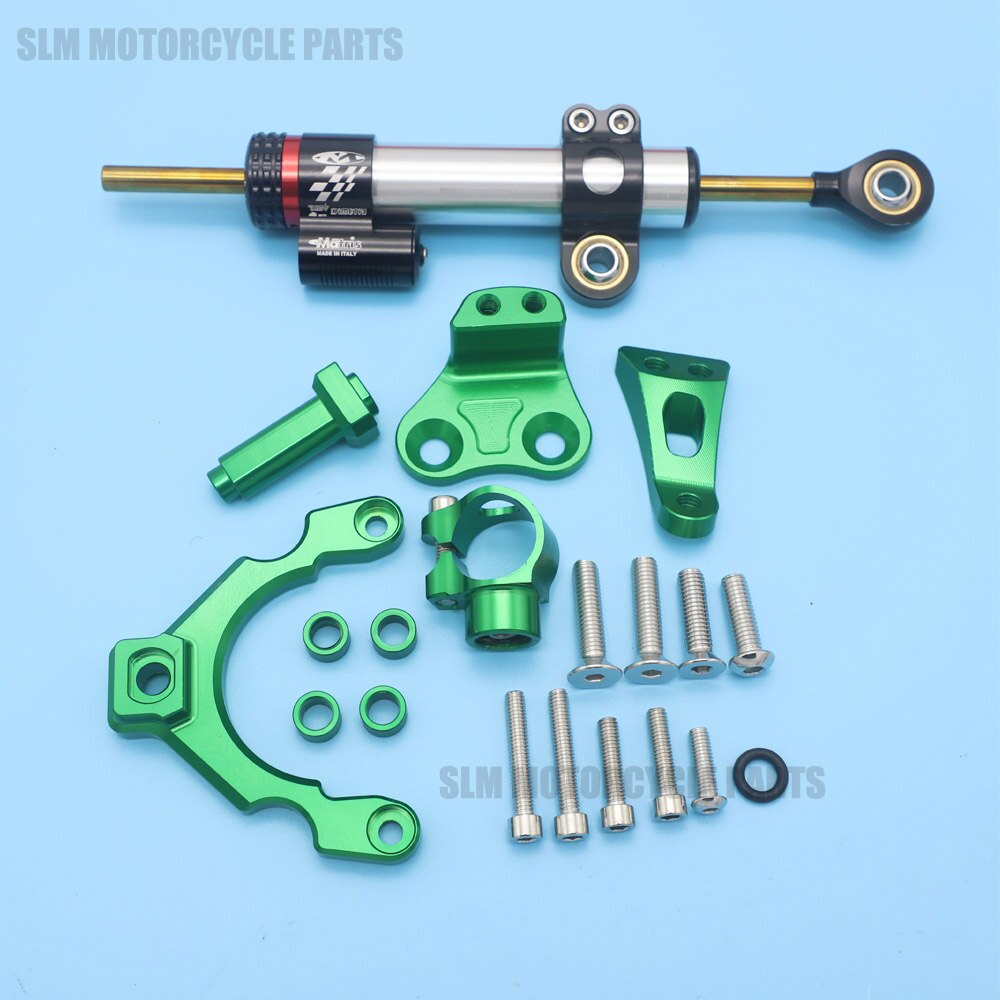 Motorcycles Adjustable Steering Stabilize Damper Bracket Kit For Kawasaki Z900