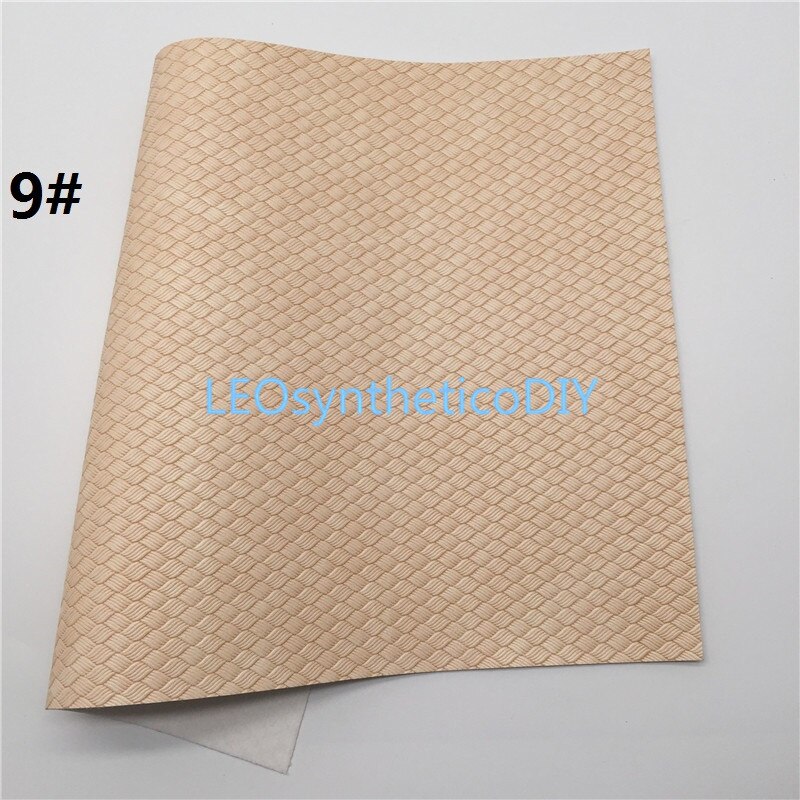 Tela de cuero sintético para hacer lazos, tejido de Tela de cuero sintética, 21x29cm, Tela de cuero, 1 unidad, T435: 9