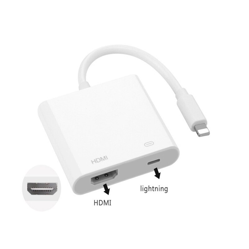 Lightning to HDMI Digital AV TV Adapter 4K video Cable Adapter