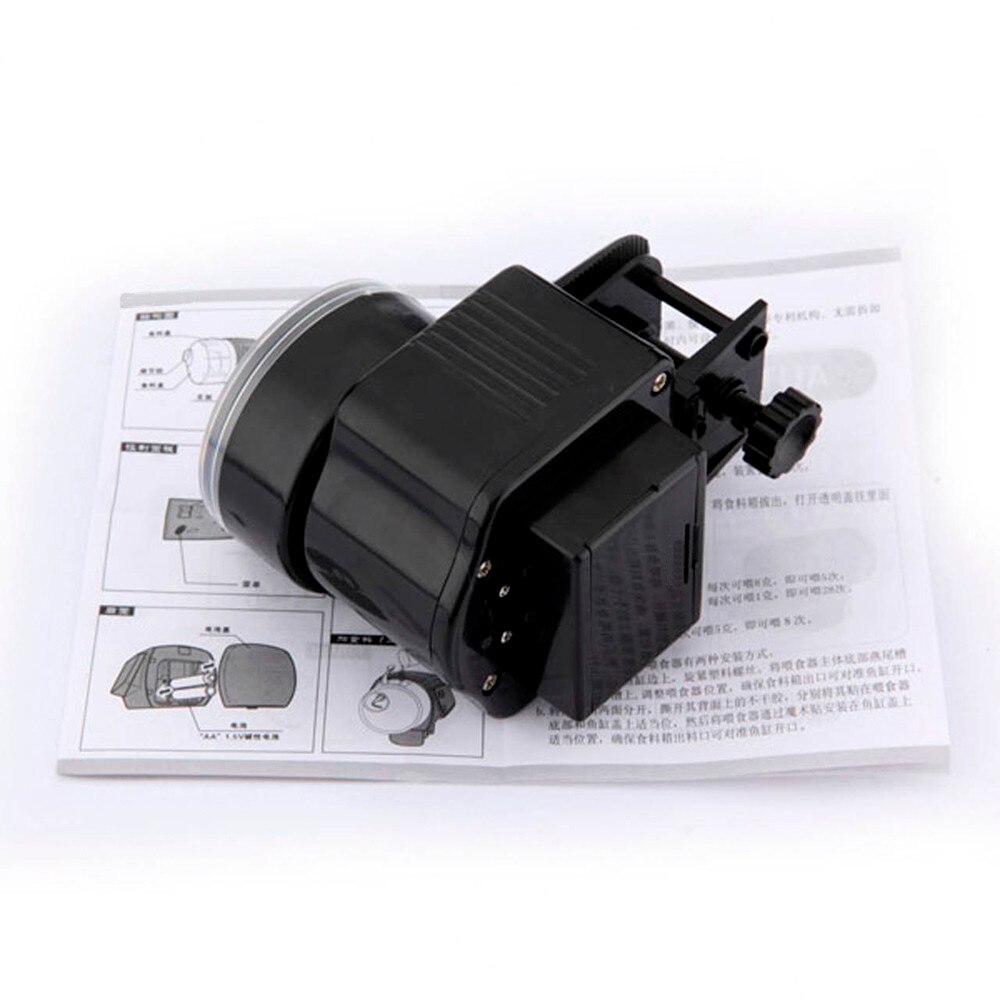 Adjustable Automatic Aquarium Timer Auto Fish Tank Pond Food Feeder Feeding with LCD Aquarium Tank Automatic Fish Feeder