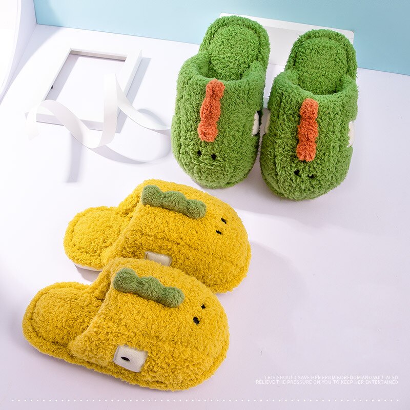 Indoor Kinderen Slippers In De Winter Kinderen Katoenen Schoenen Flats 3-6 Jaar Oude Warme Thuis Schoenen Non-slip Baby Jongens En Meisjes Slippers
