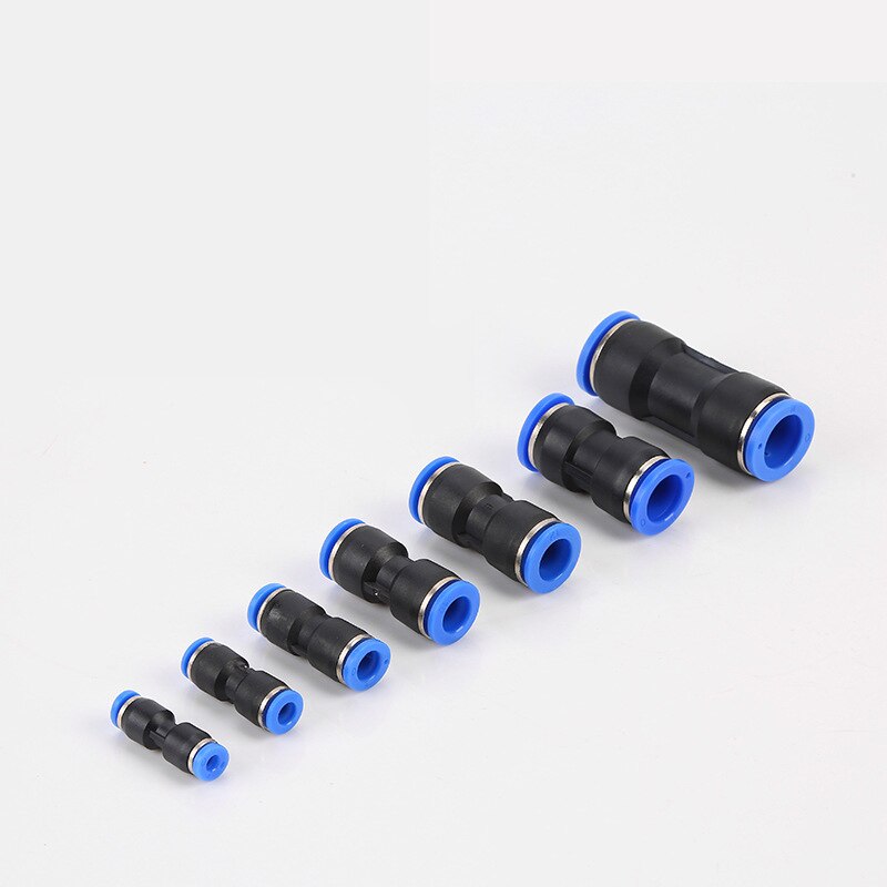 Rohrverbinder Reduzierung 8mm Auf 4mm Push-In Reduzierung 8 Mm Auf 4 Mm – Nylon Rohrverbinder Für Luftschläuche, PU-Systeme Nylon Push-In Verbinder Pneumatik Luftschlauch Airline